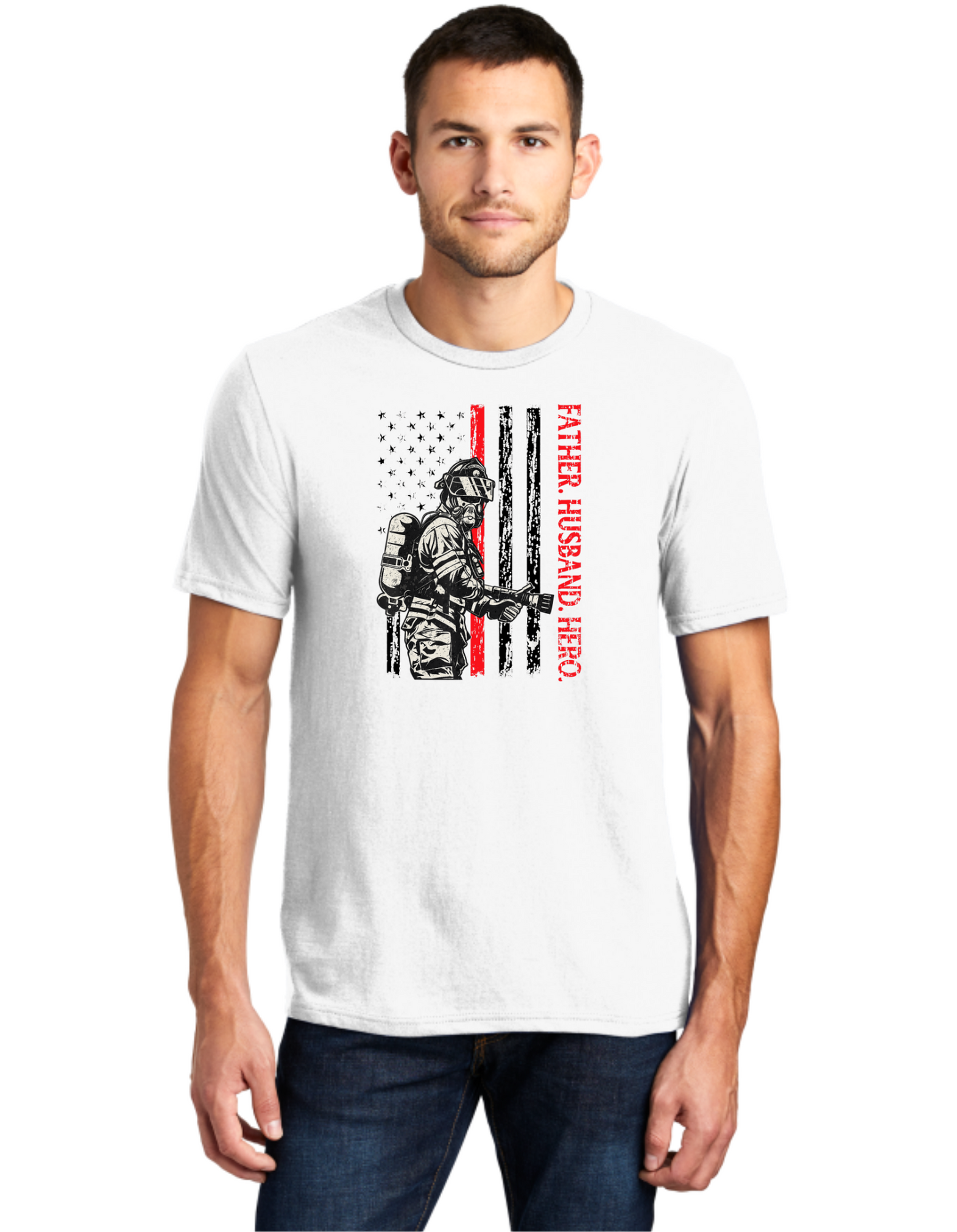 Firefighter Father Husband Hero