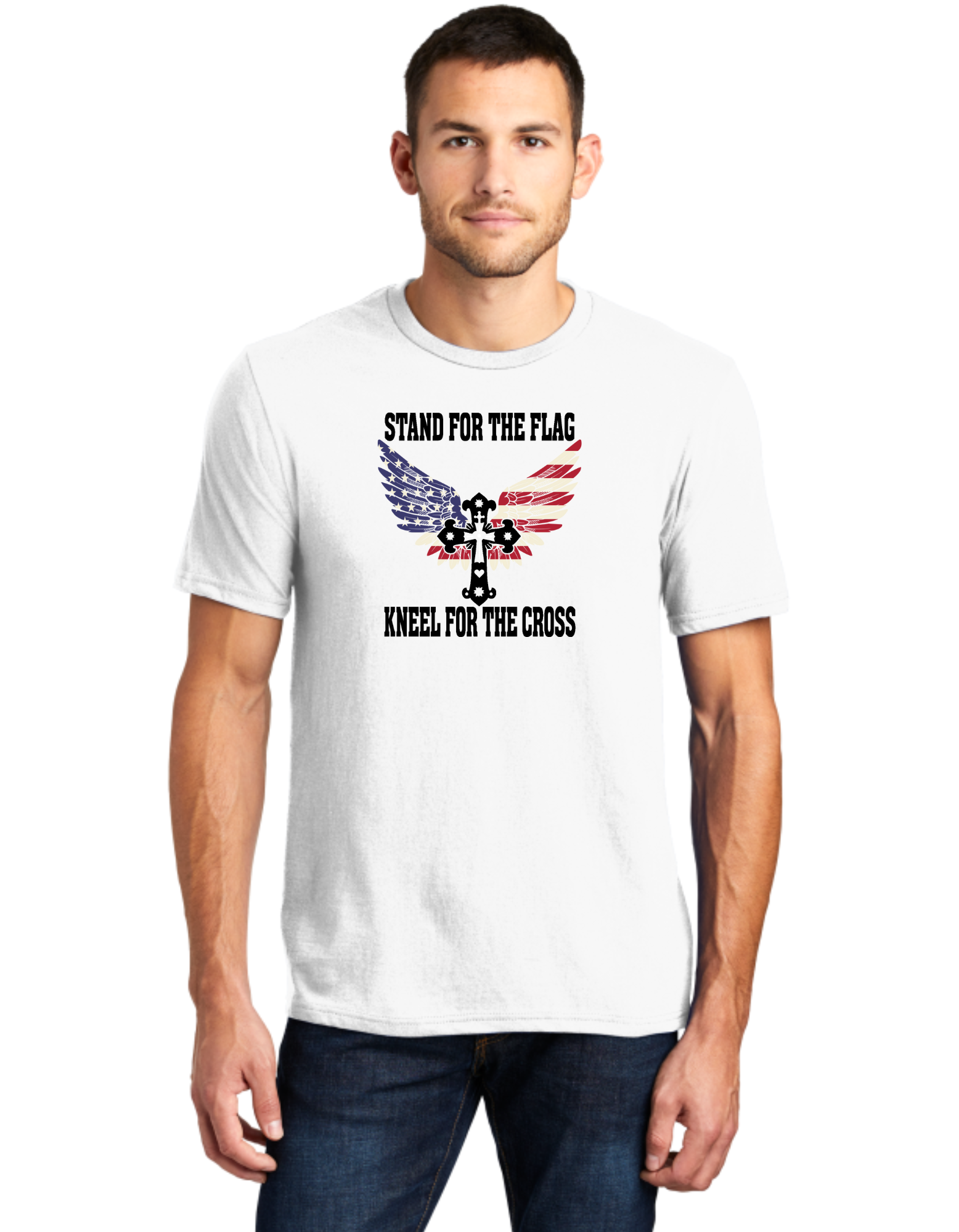 Stand For The Flag Kneel For The Cross