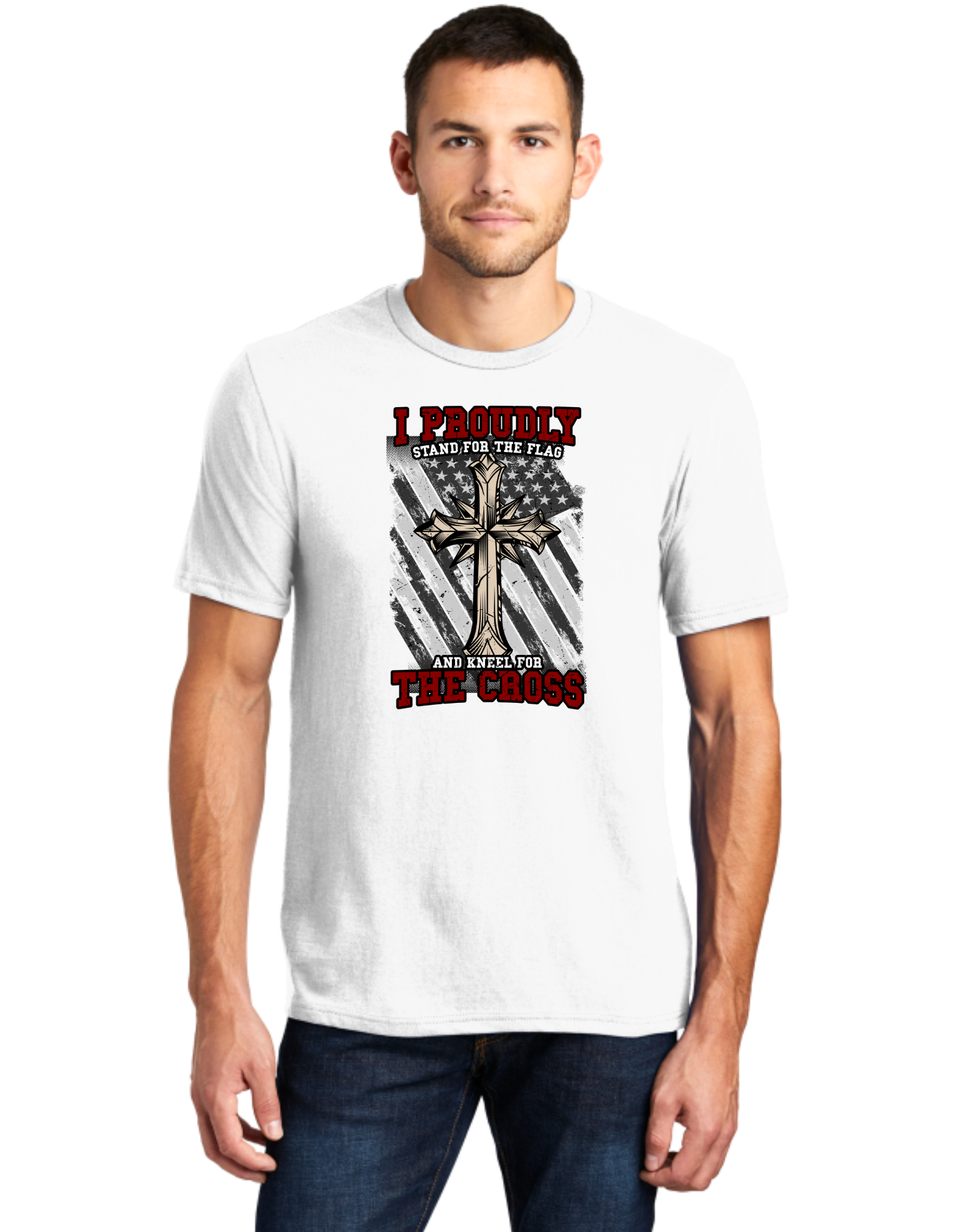 I Proudly Stand For The Flag And Kneel At The Cross