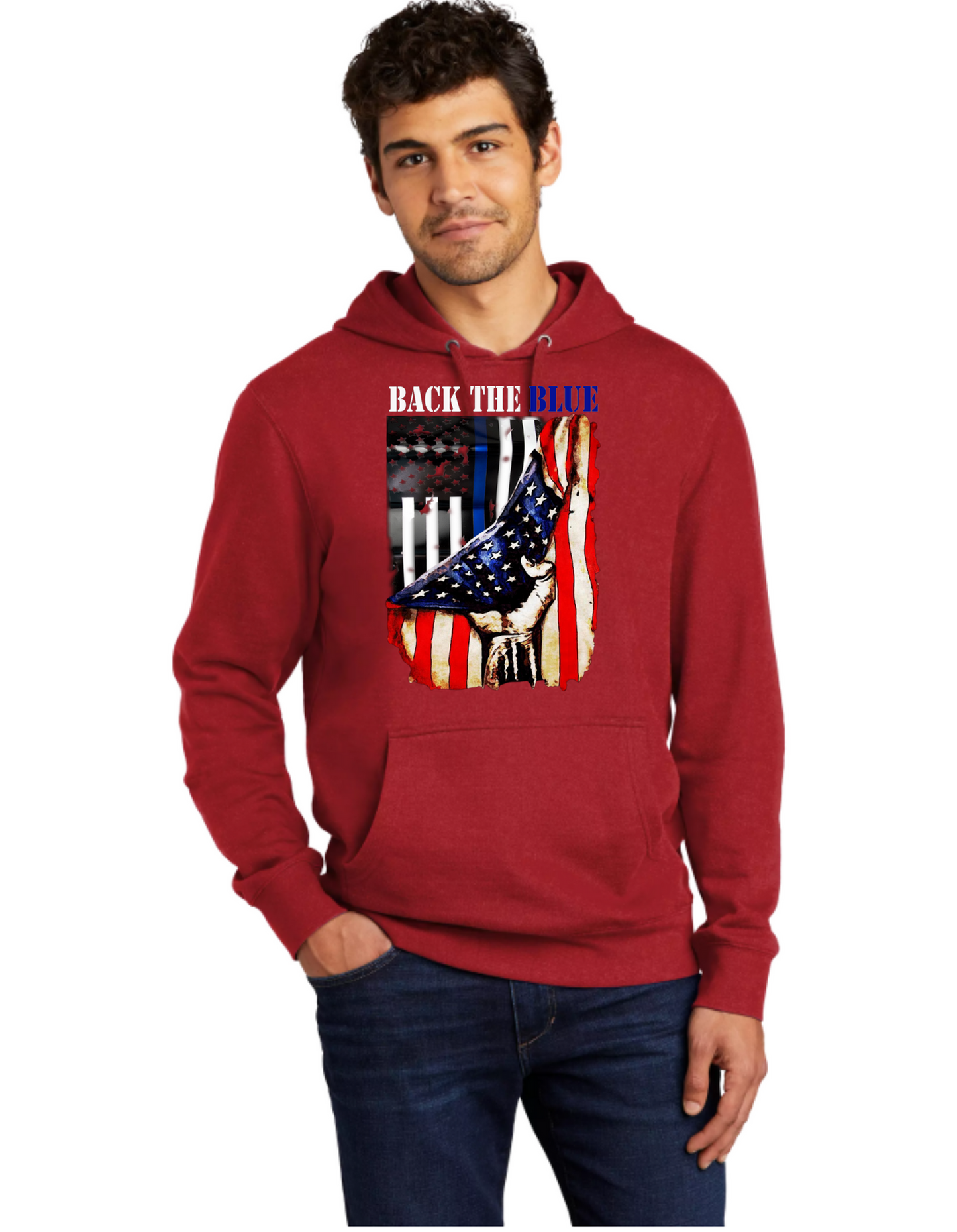 Back The Blue USA Flag
