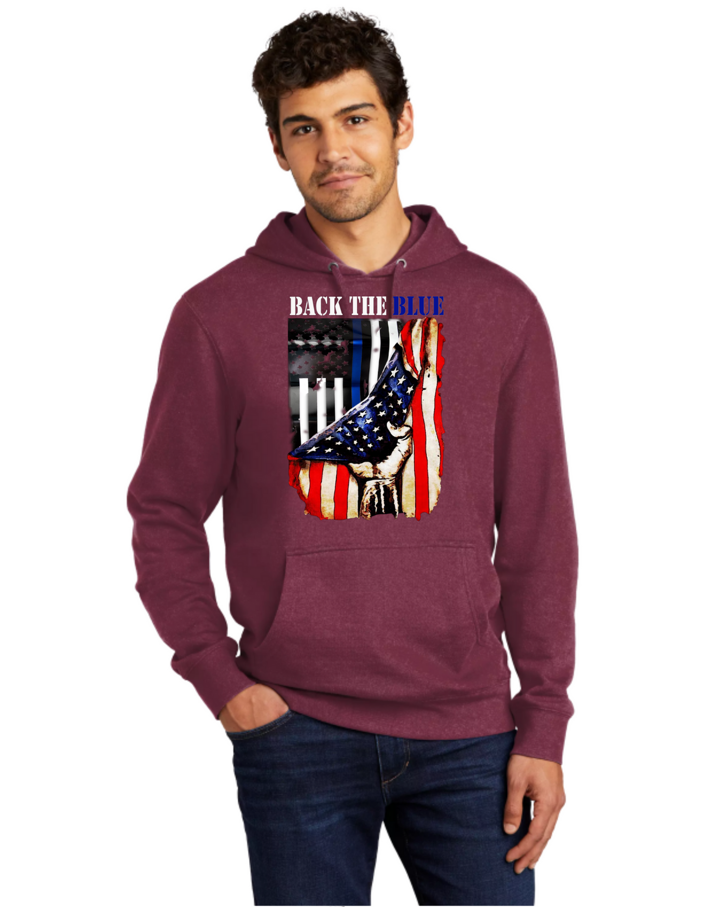 Back The Blue USA Flag