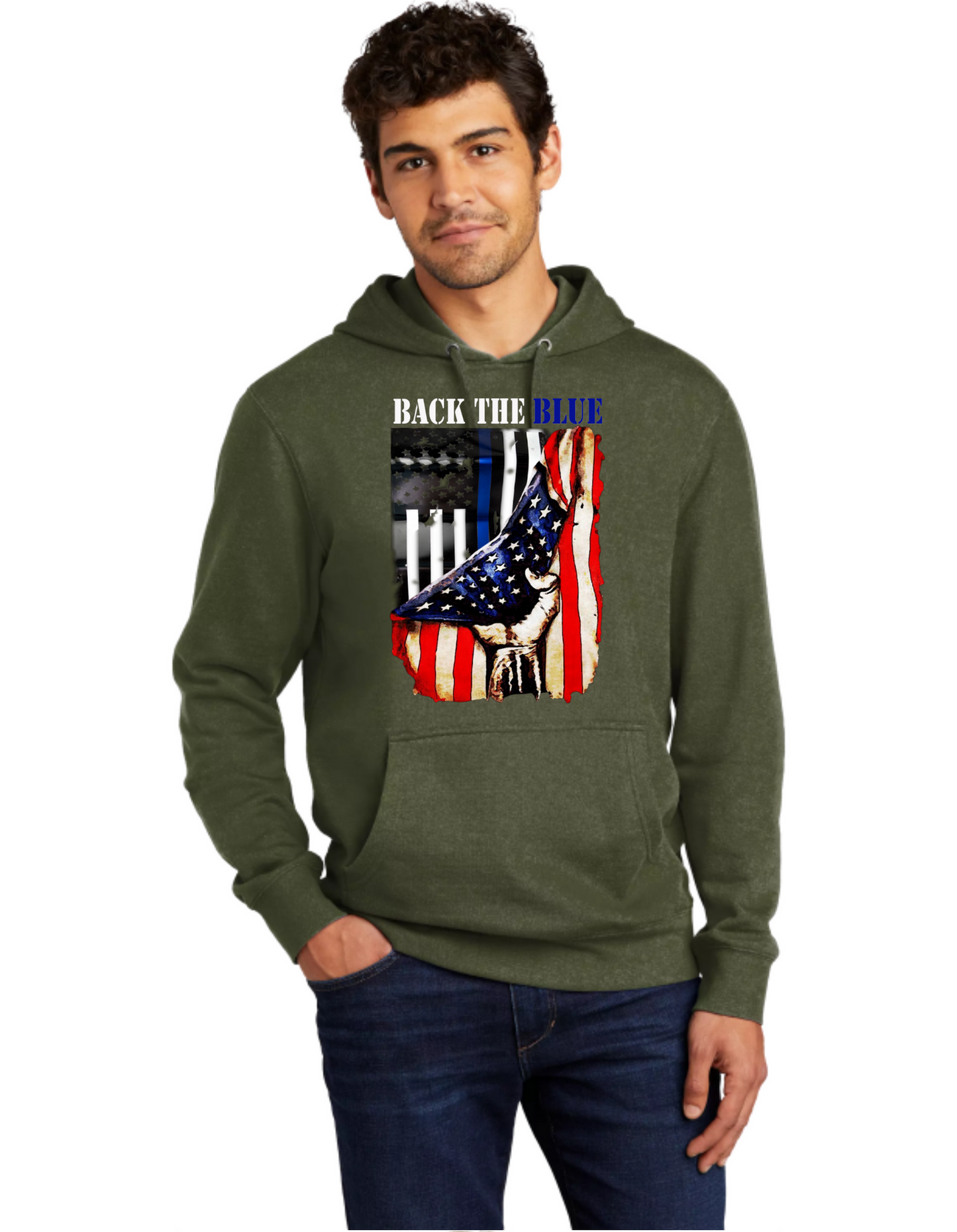Back The Blue USA Flag
