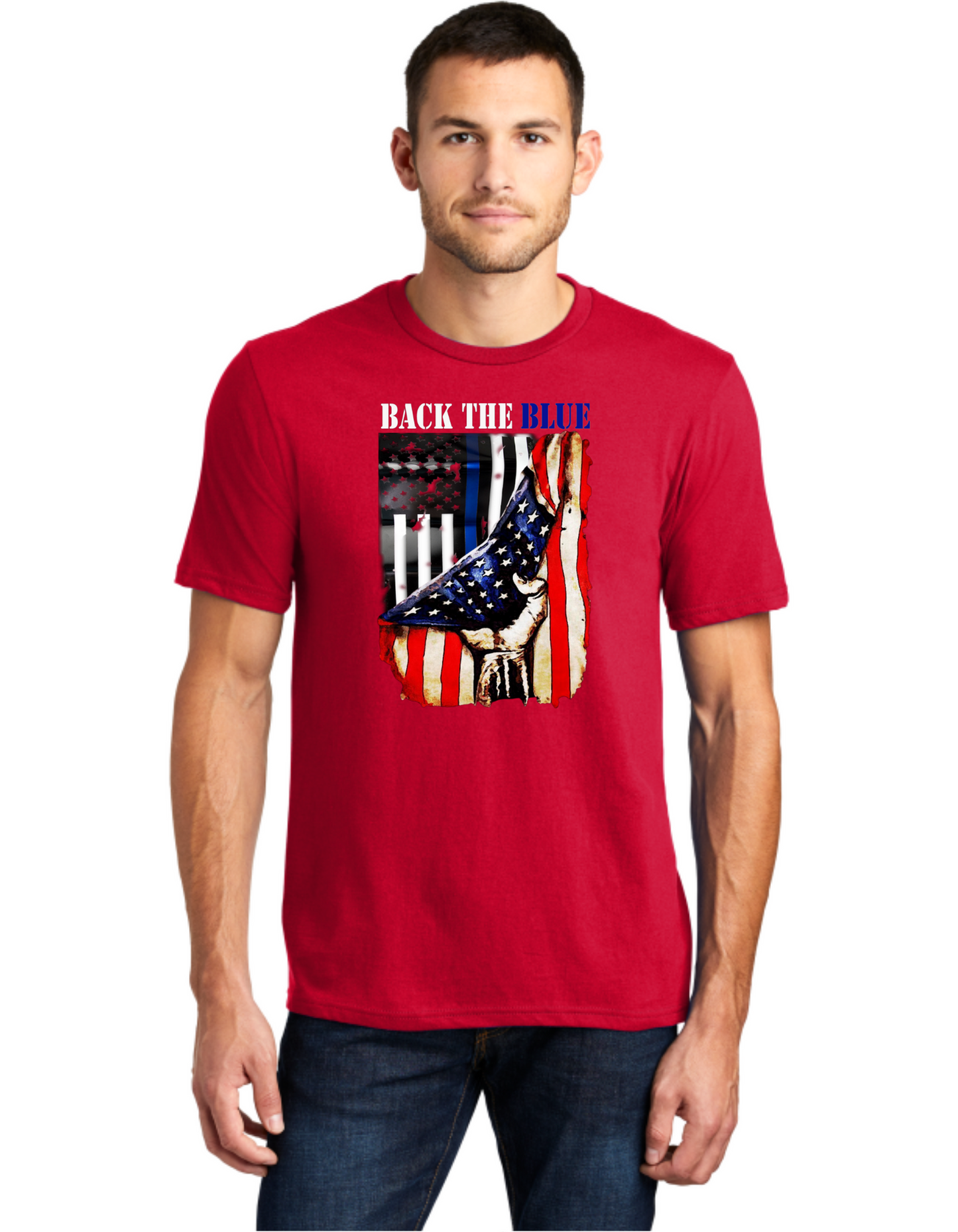 Back The Blue USA Flag