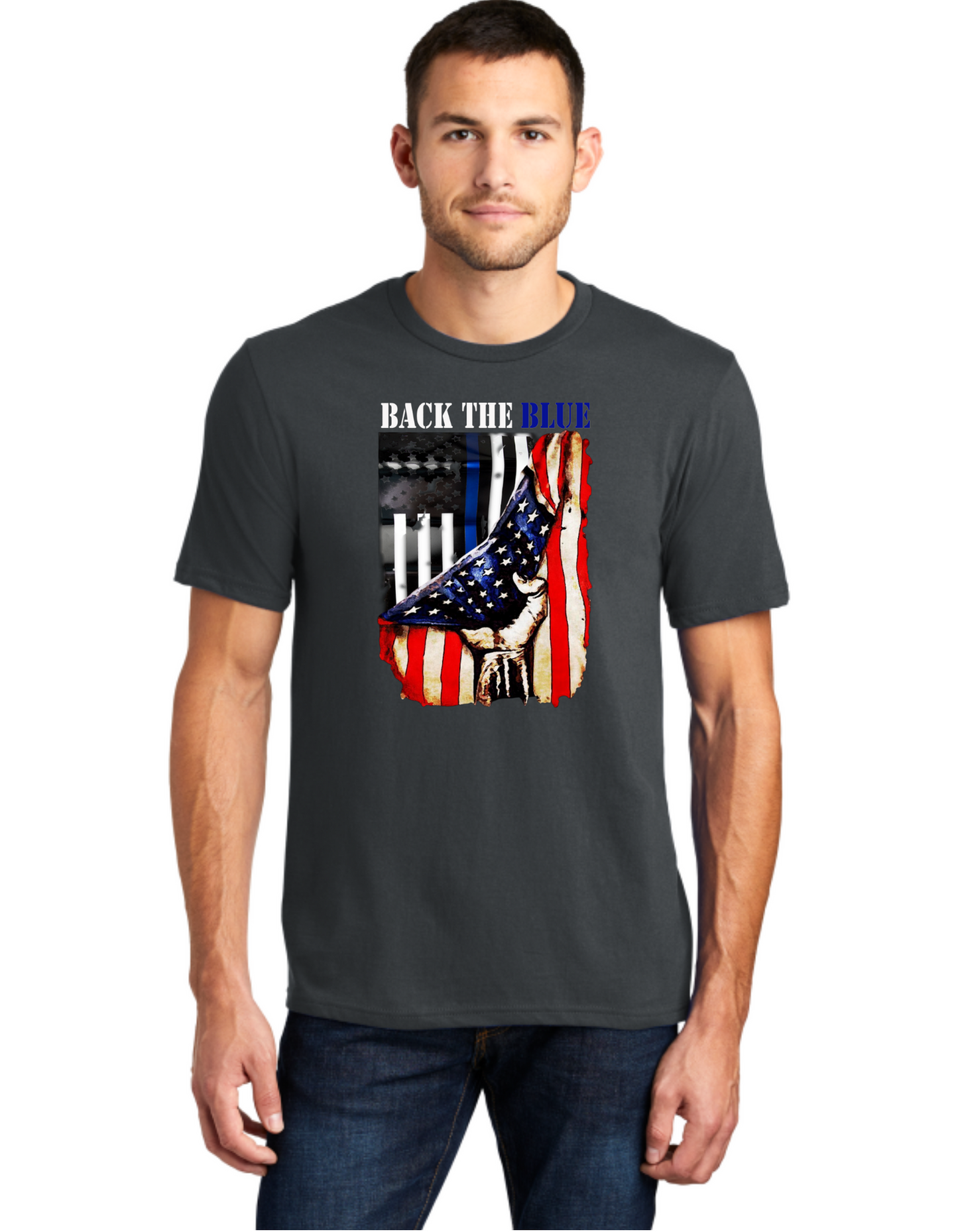 Back The Blue USA Flag