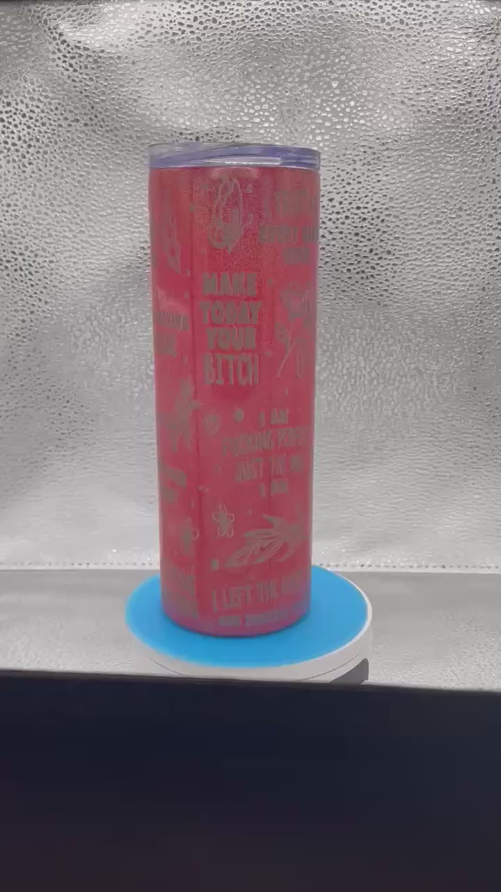 Cuss Positive Affirmation Tumbler