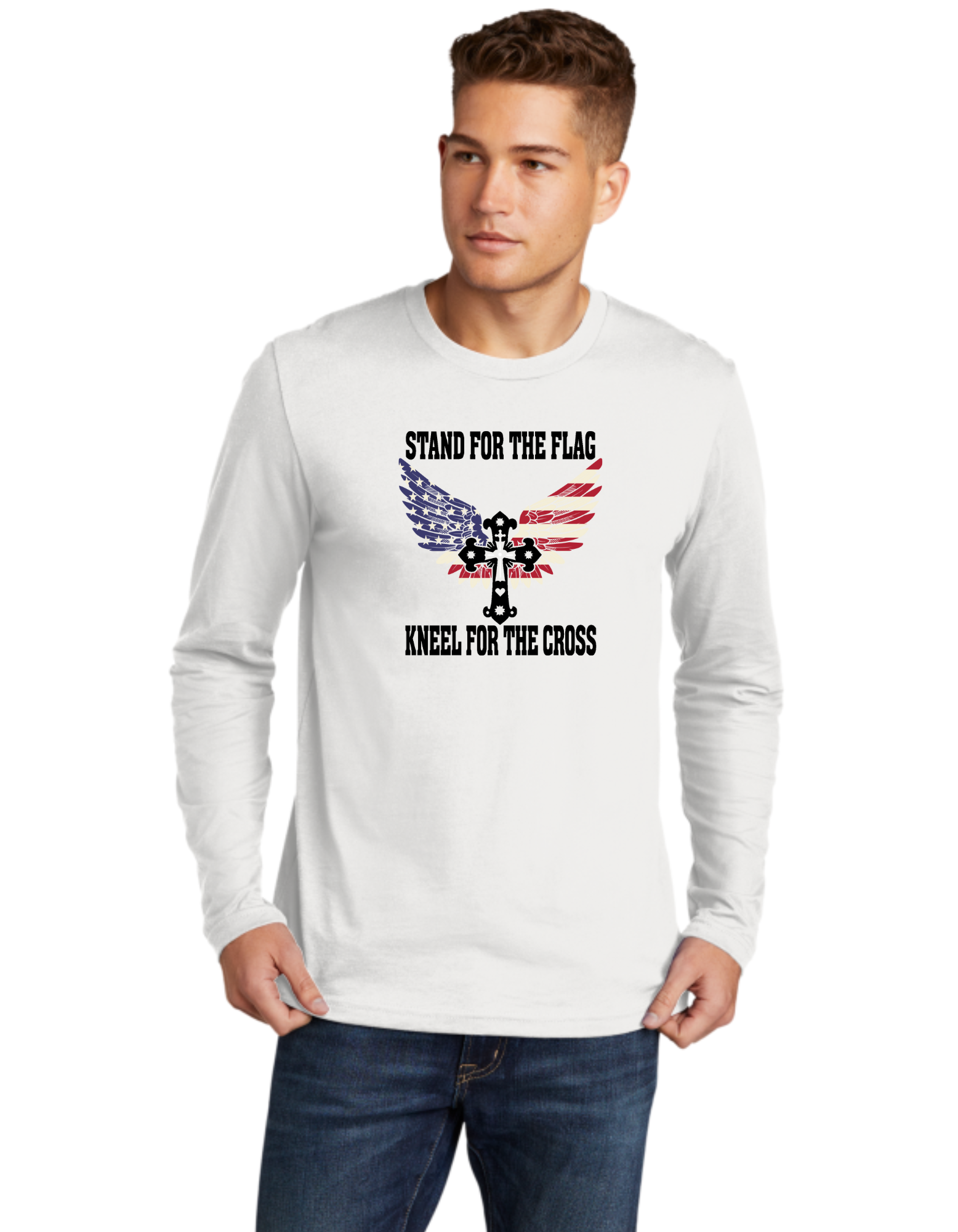 Stand For The Flag Kneel For The Cross