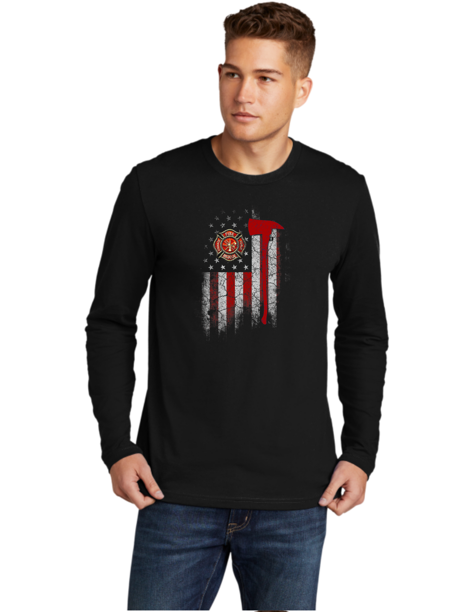 Firefighter Axe Flag