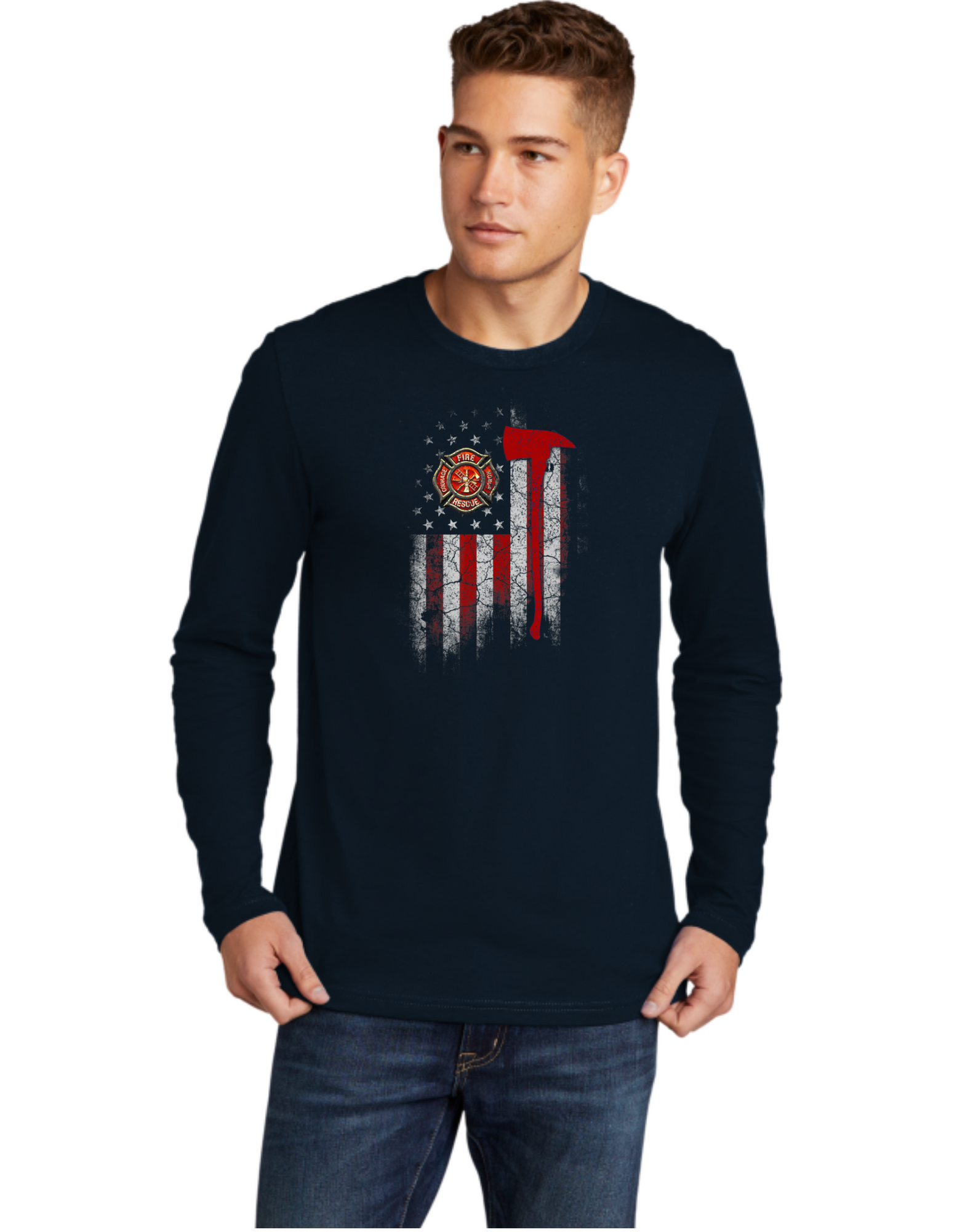 Firefighter Axe Flag