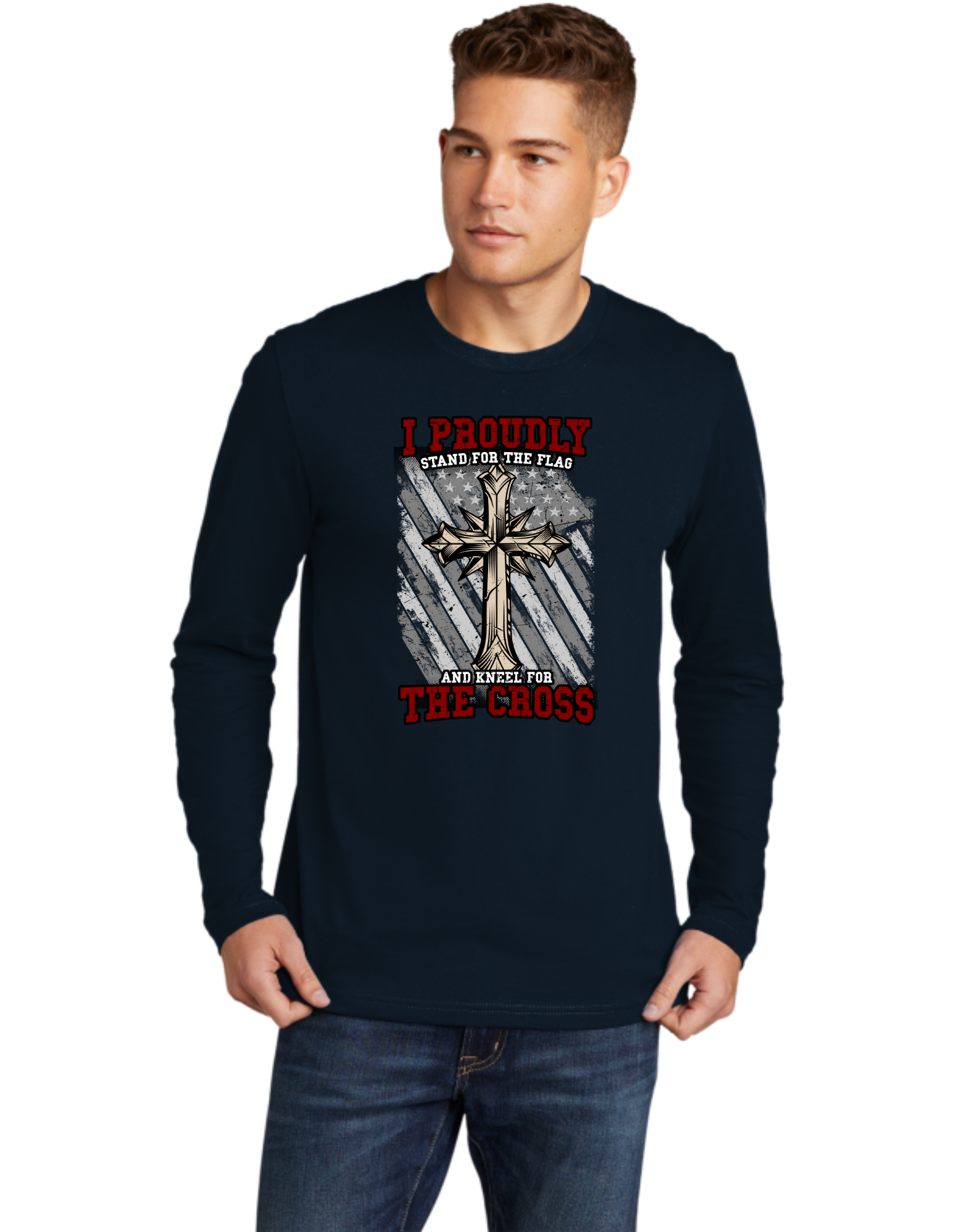 I Proudly Stand For The Flag And Kneel At The Cross