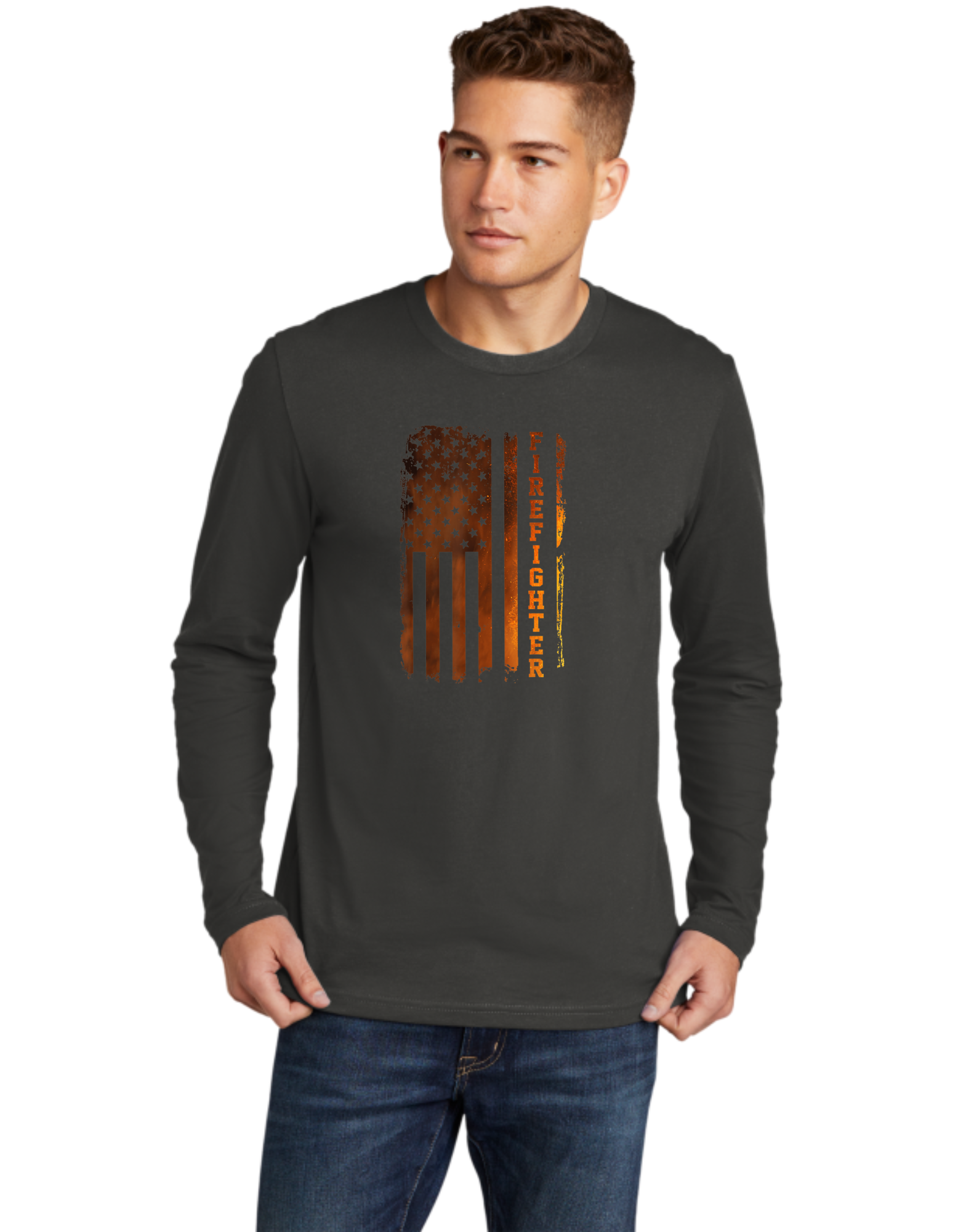 Firefighter Flame Flag