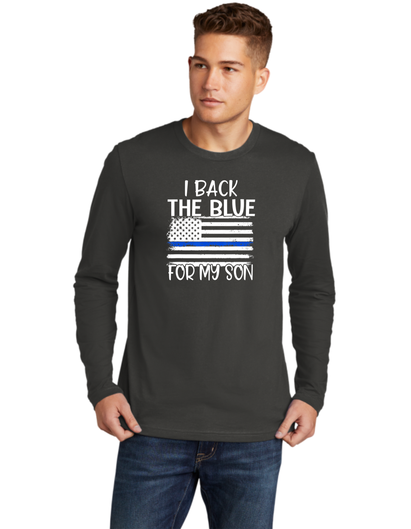 I Back The Blue For My Son