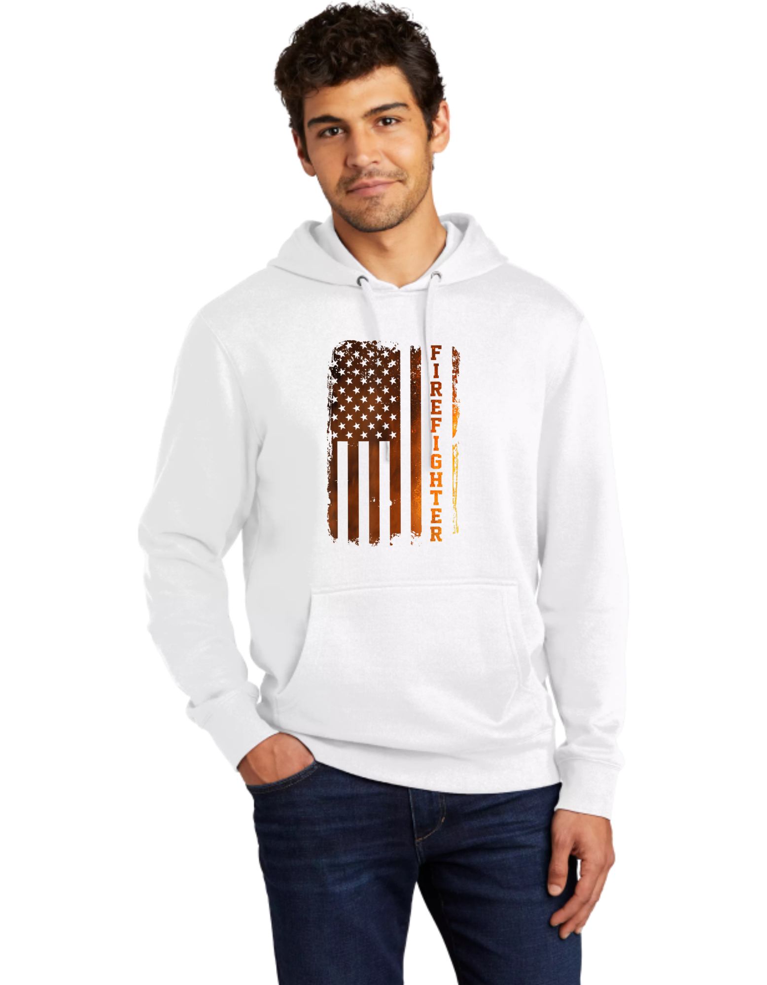 Firefighter Flame Flag