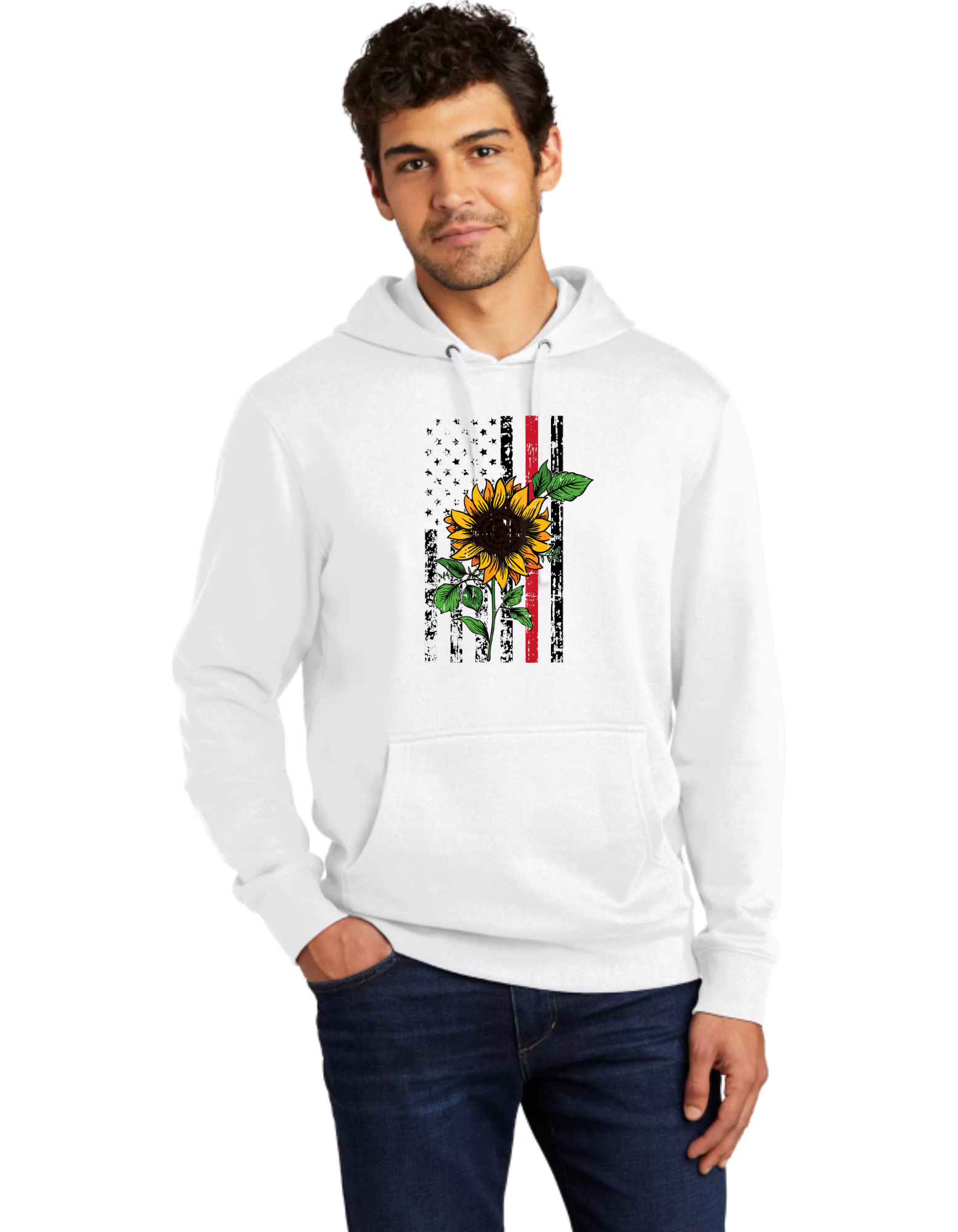 Sunflower Red Line Flag