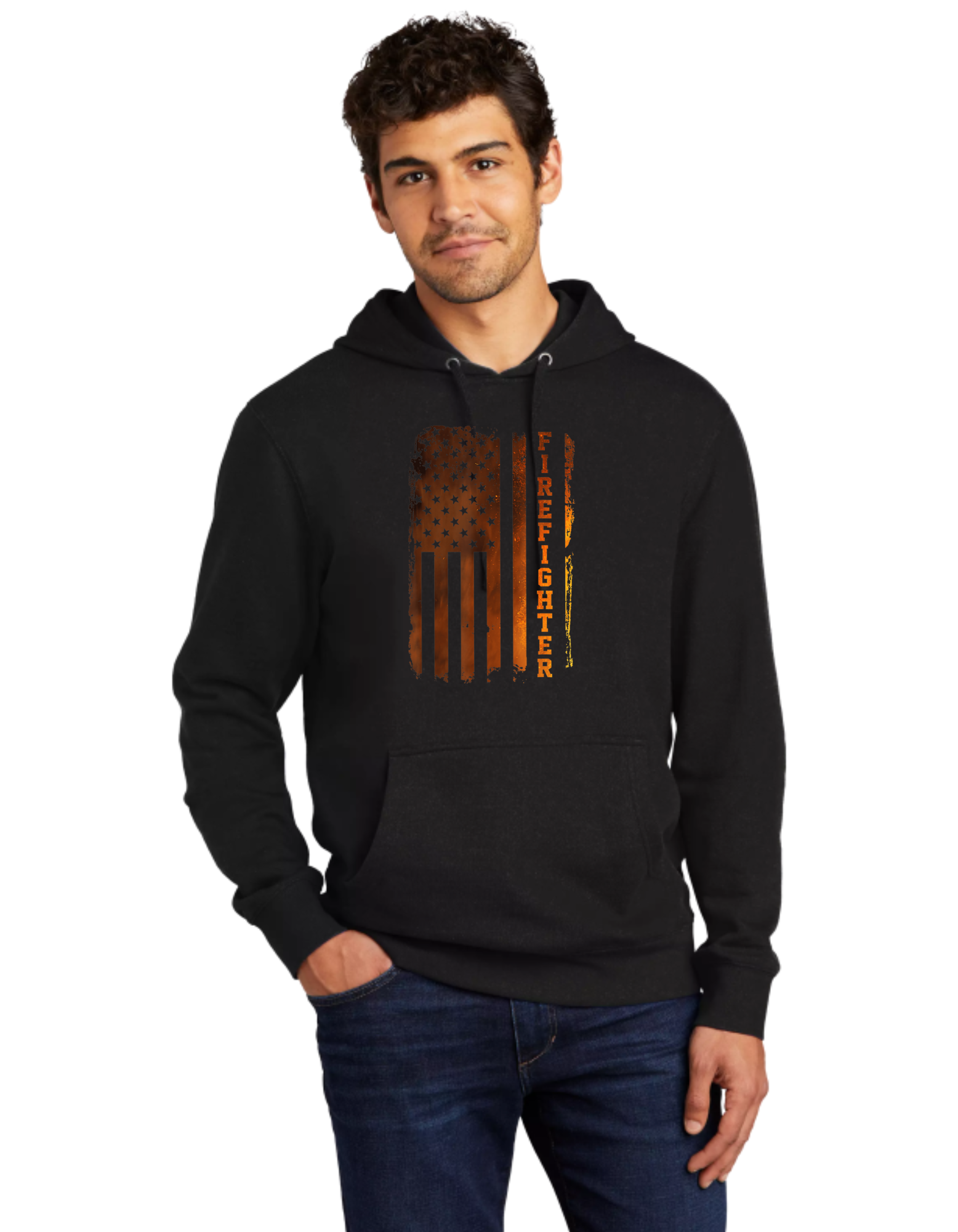 Firefighter Flame Flag