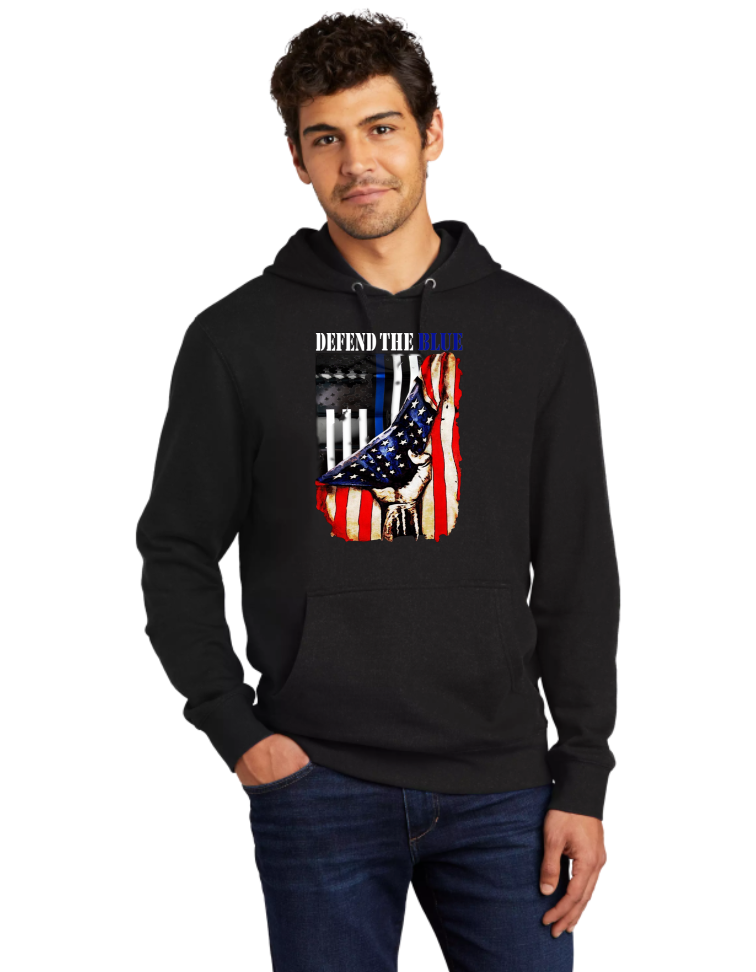 Defend The Blue USA Flag