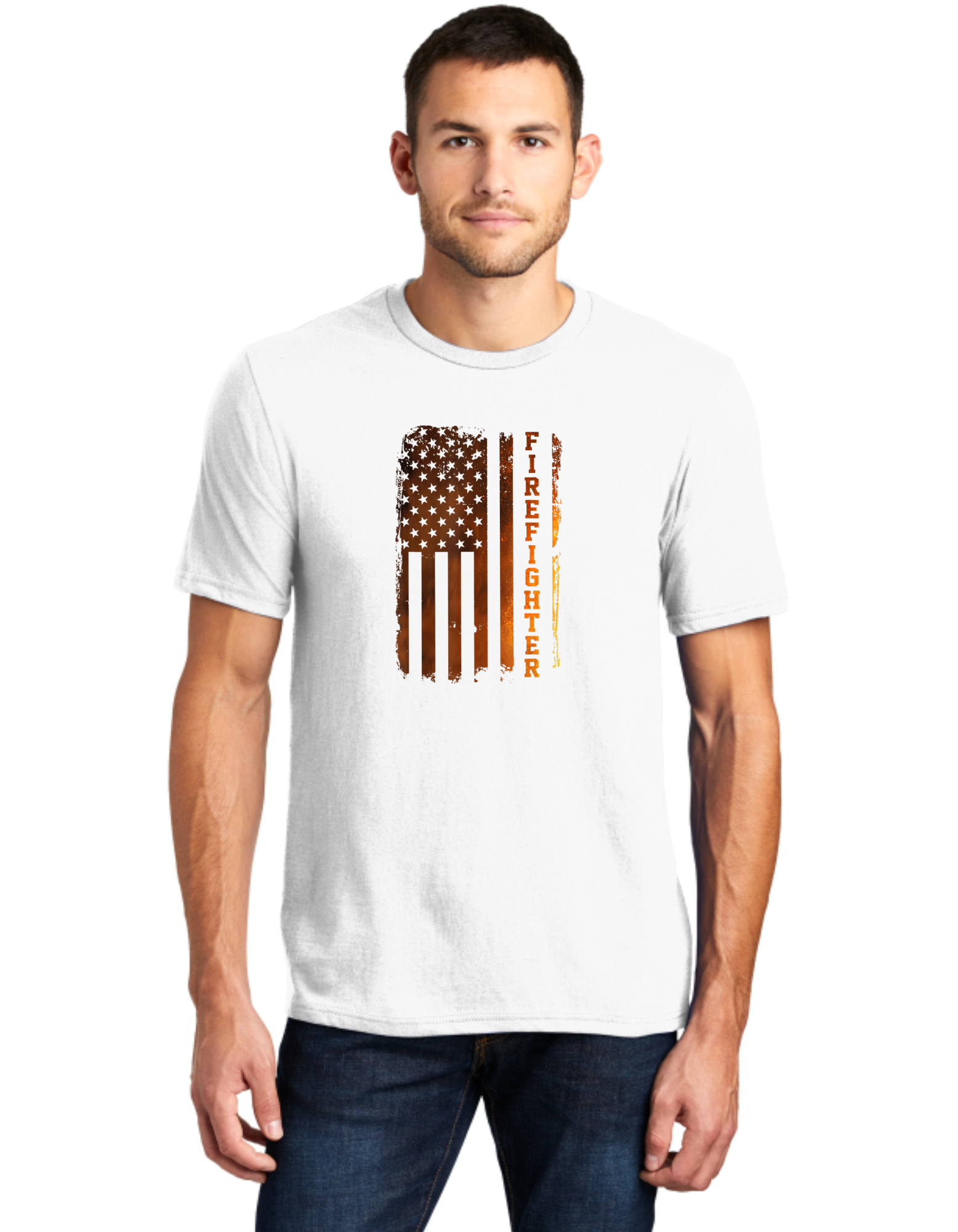 Firefighter Flame Flag