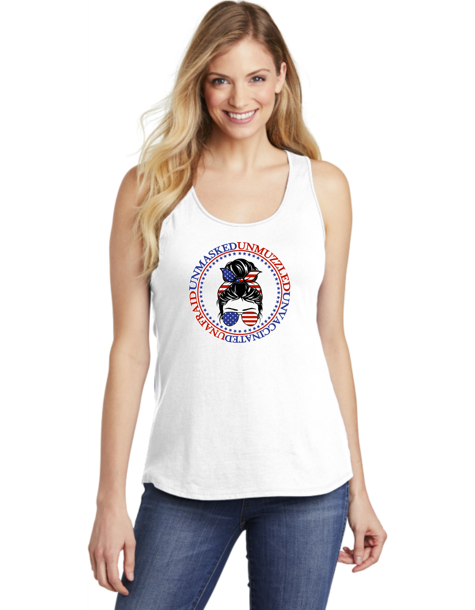 Unmasked Unmuzzled Unvaccinated Unafraid Women's