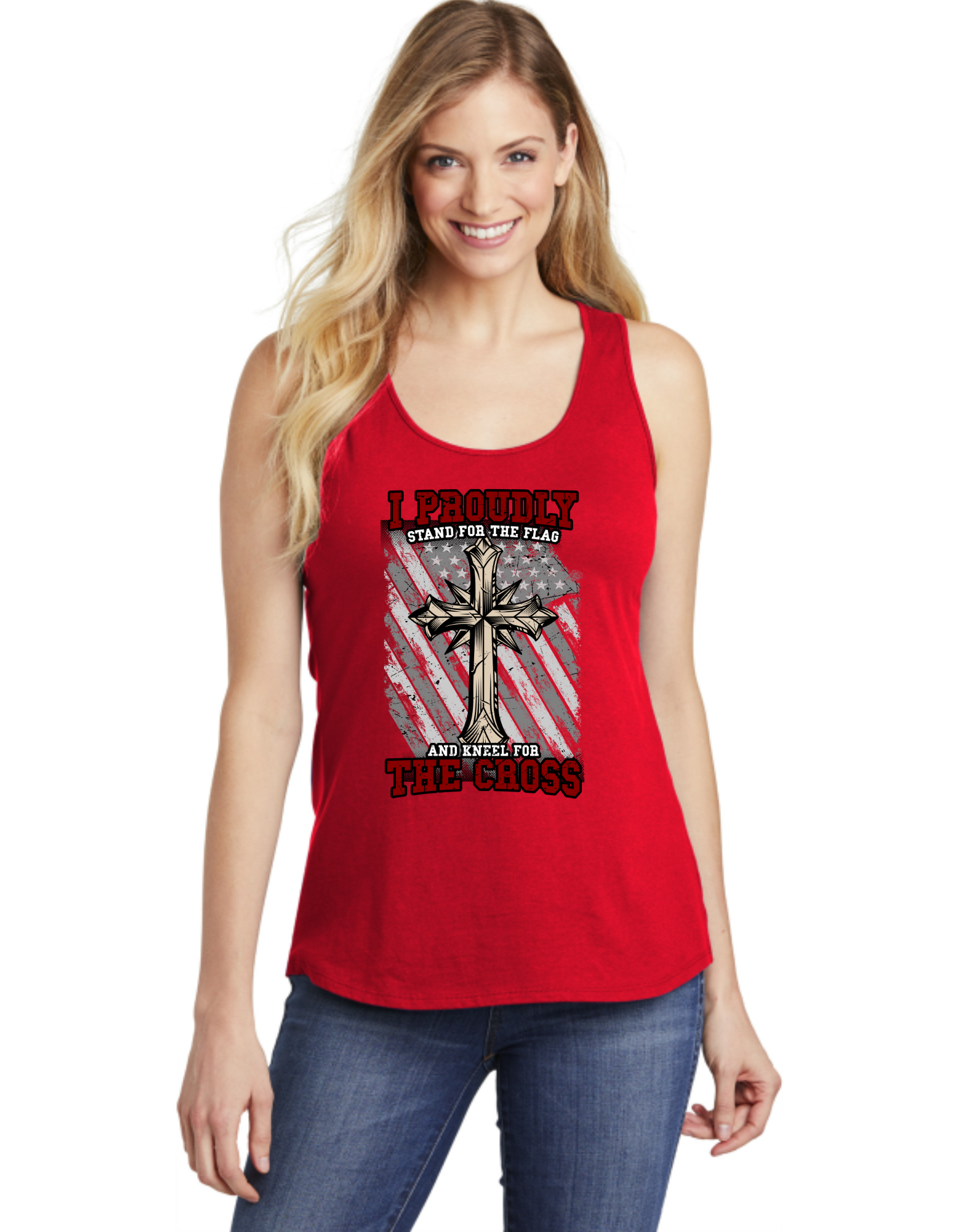 I Proudly Stand For The Flag And Kneel At The Cross