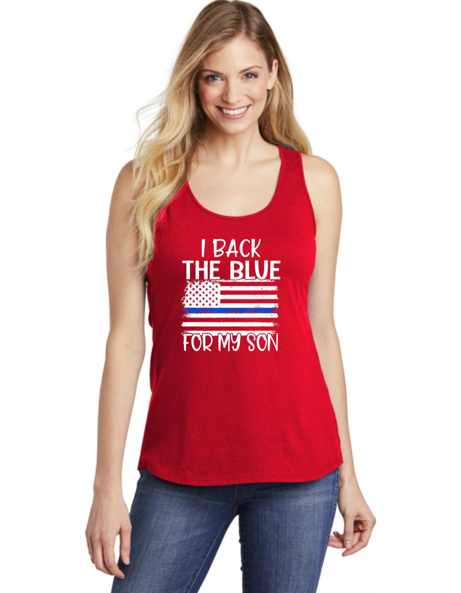 I Back The Blue For My Son