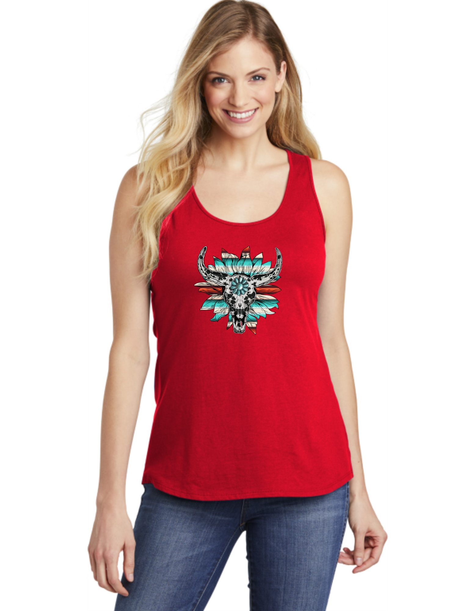 Sunflower Boho Skull