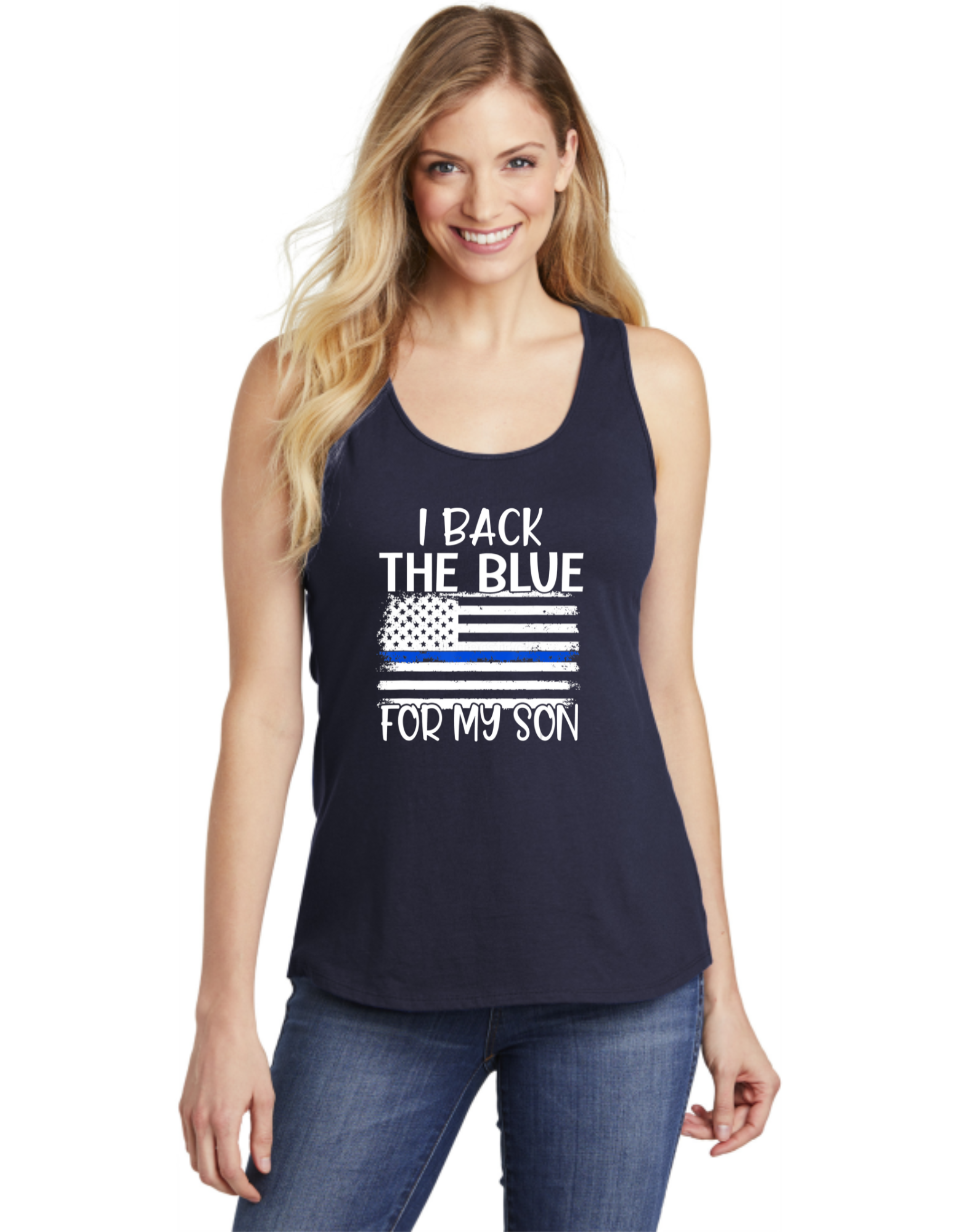 I Back The Blue For My Son