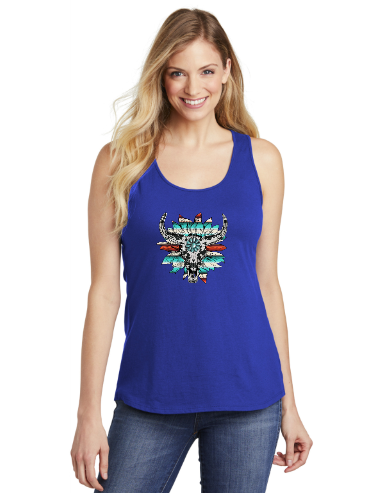 Sunflower Boho Skull