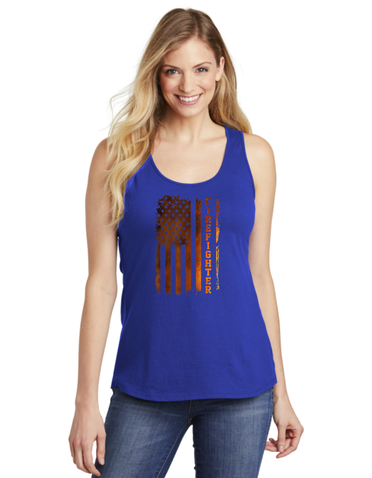 Firefighter Flame Flag