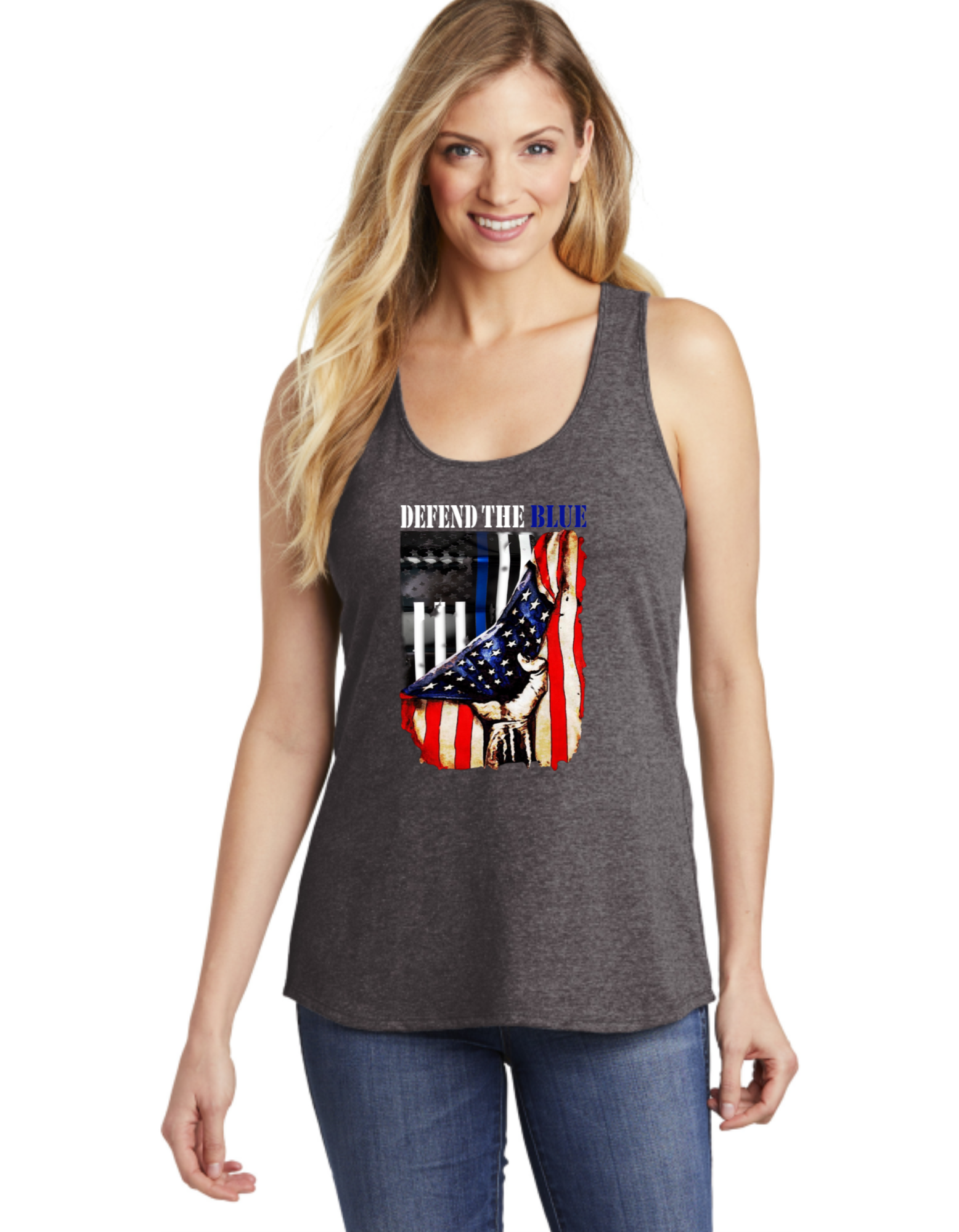 Defend The Blue USA Flag