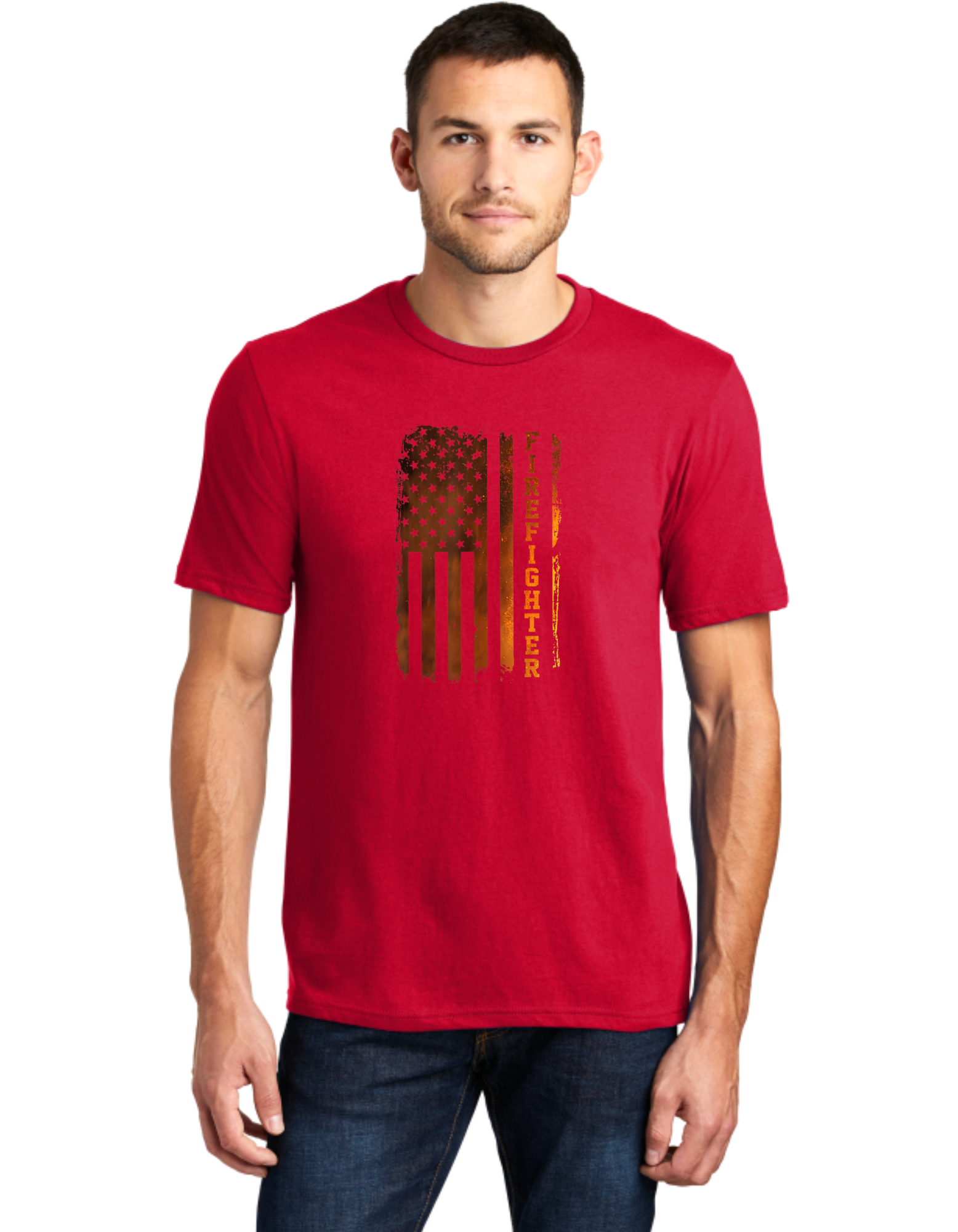 Firefighter Flame Flag