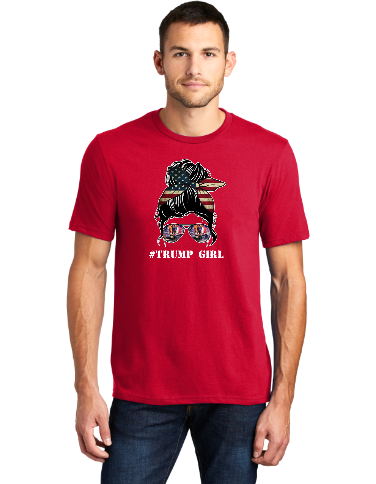 Trump Girl Messy Bun