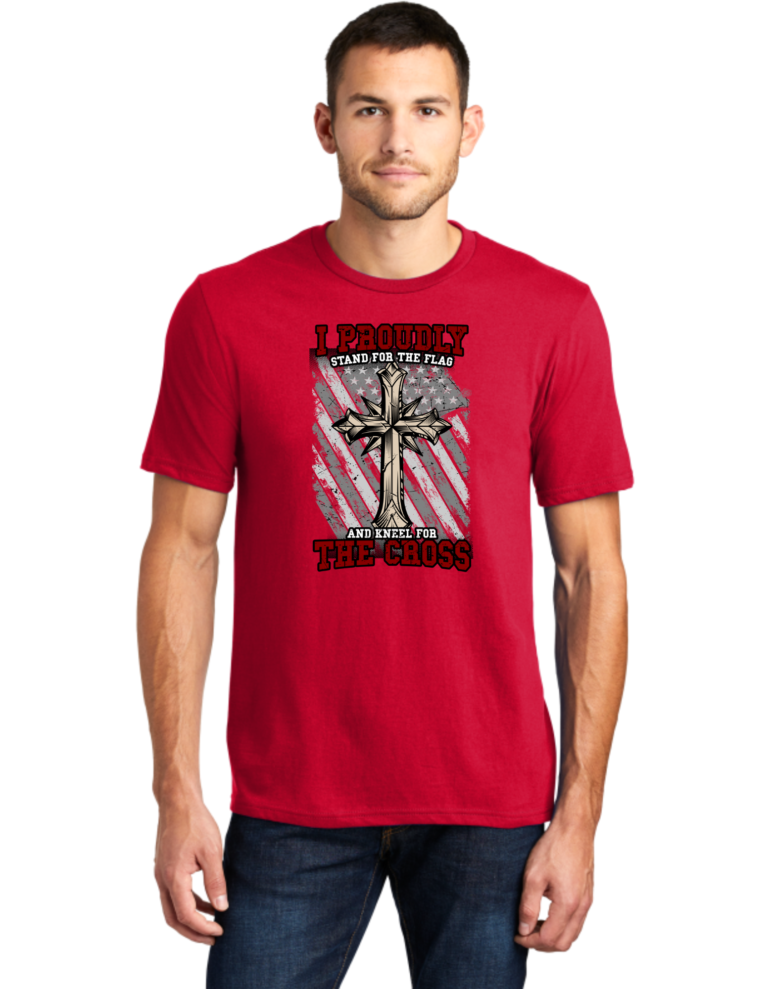 I Proudly Stand For The Flag And Kneel At The Cross