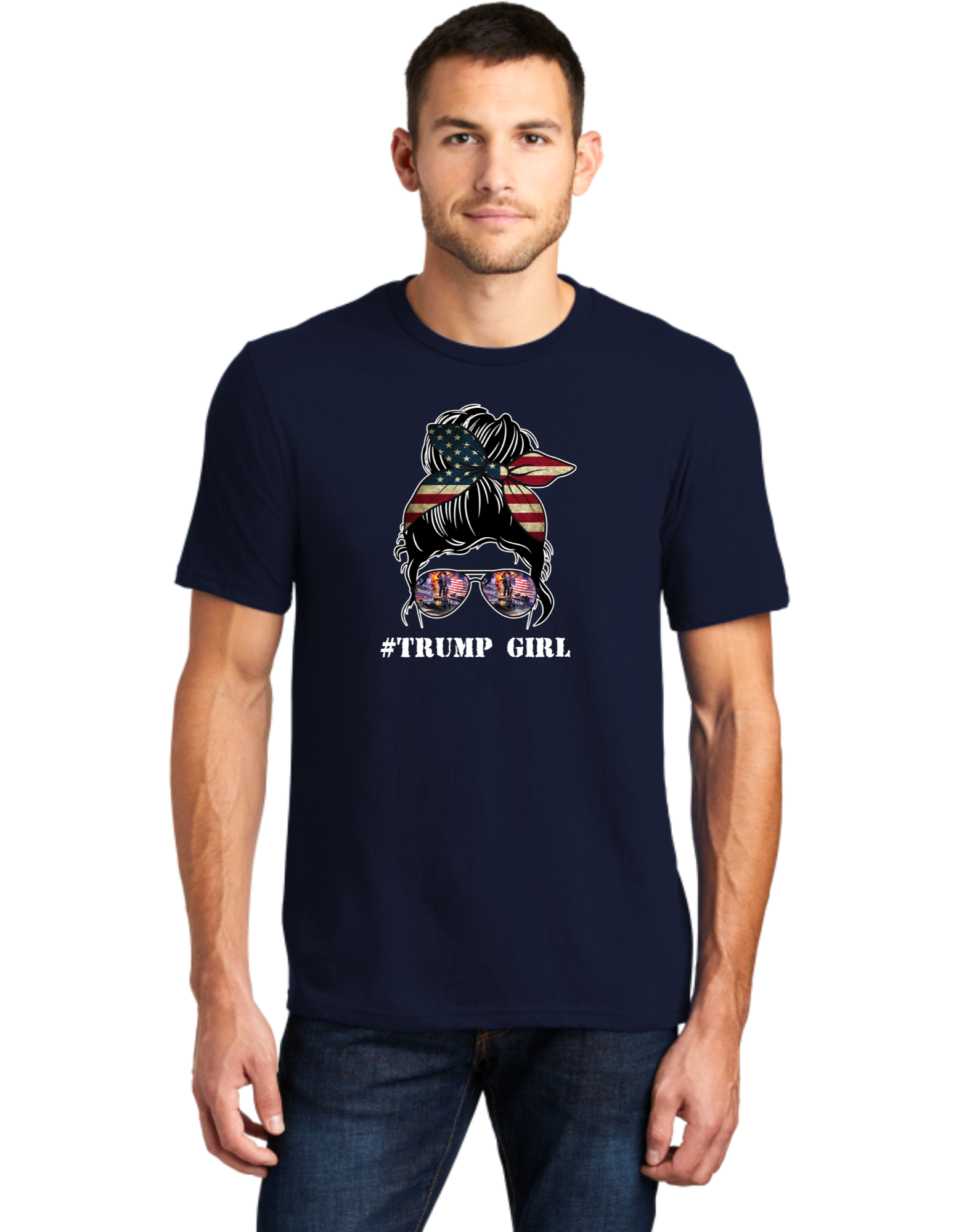 Trump Girl Messy Bun