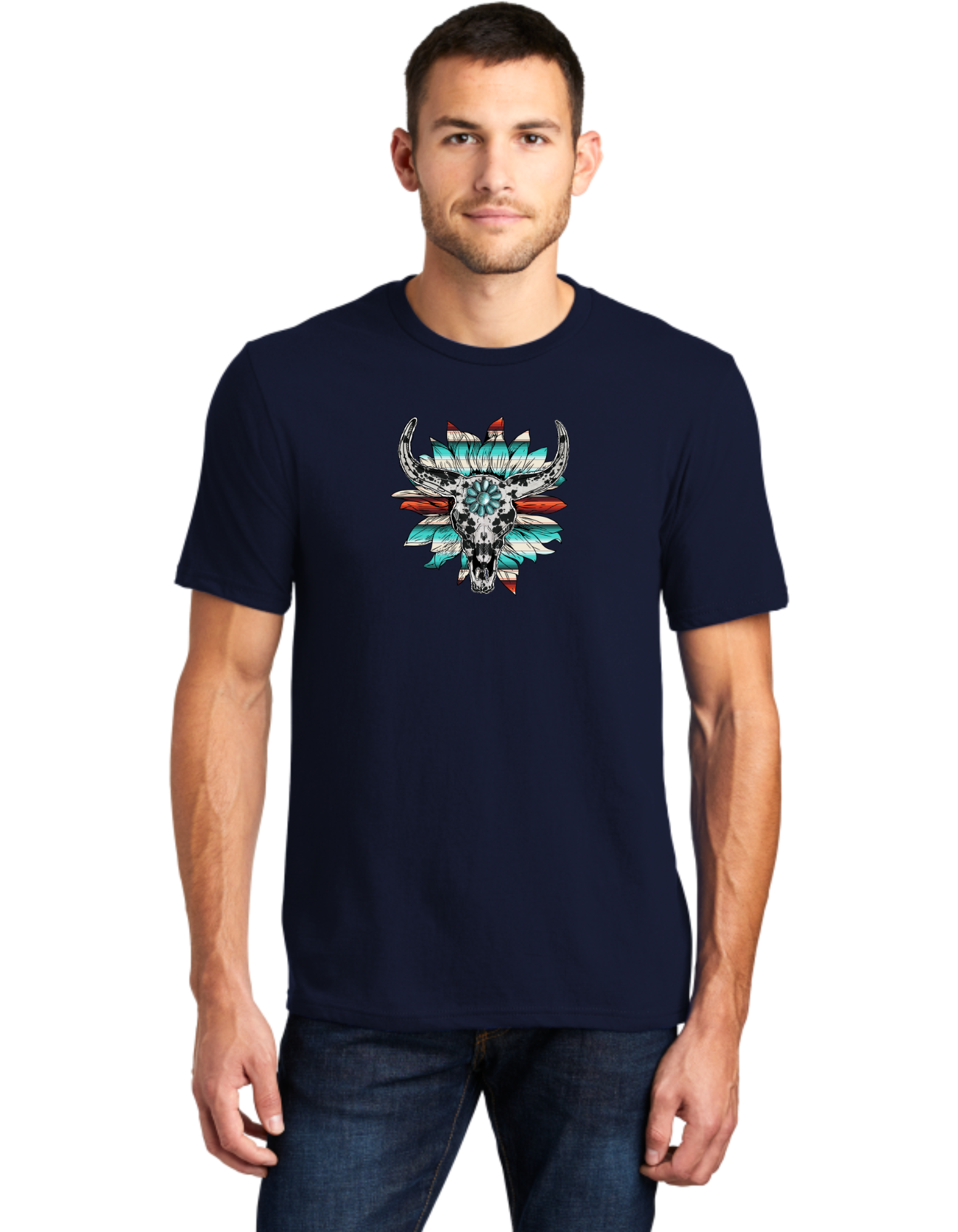 Sunflower Boho Skull