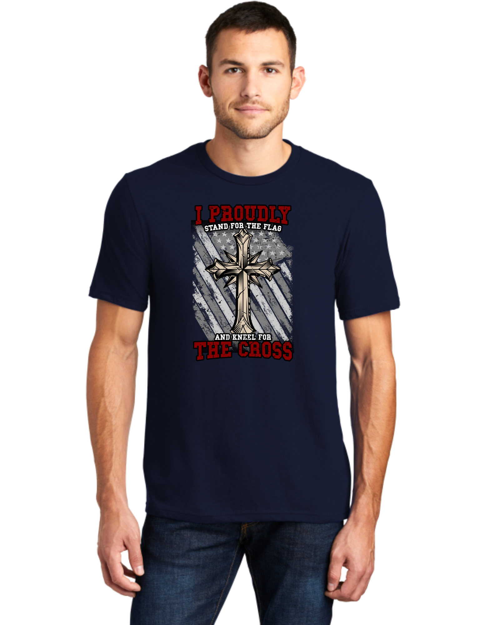 I Proudly Stand For The Flag And Kneel At The Cross