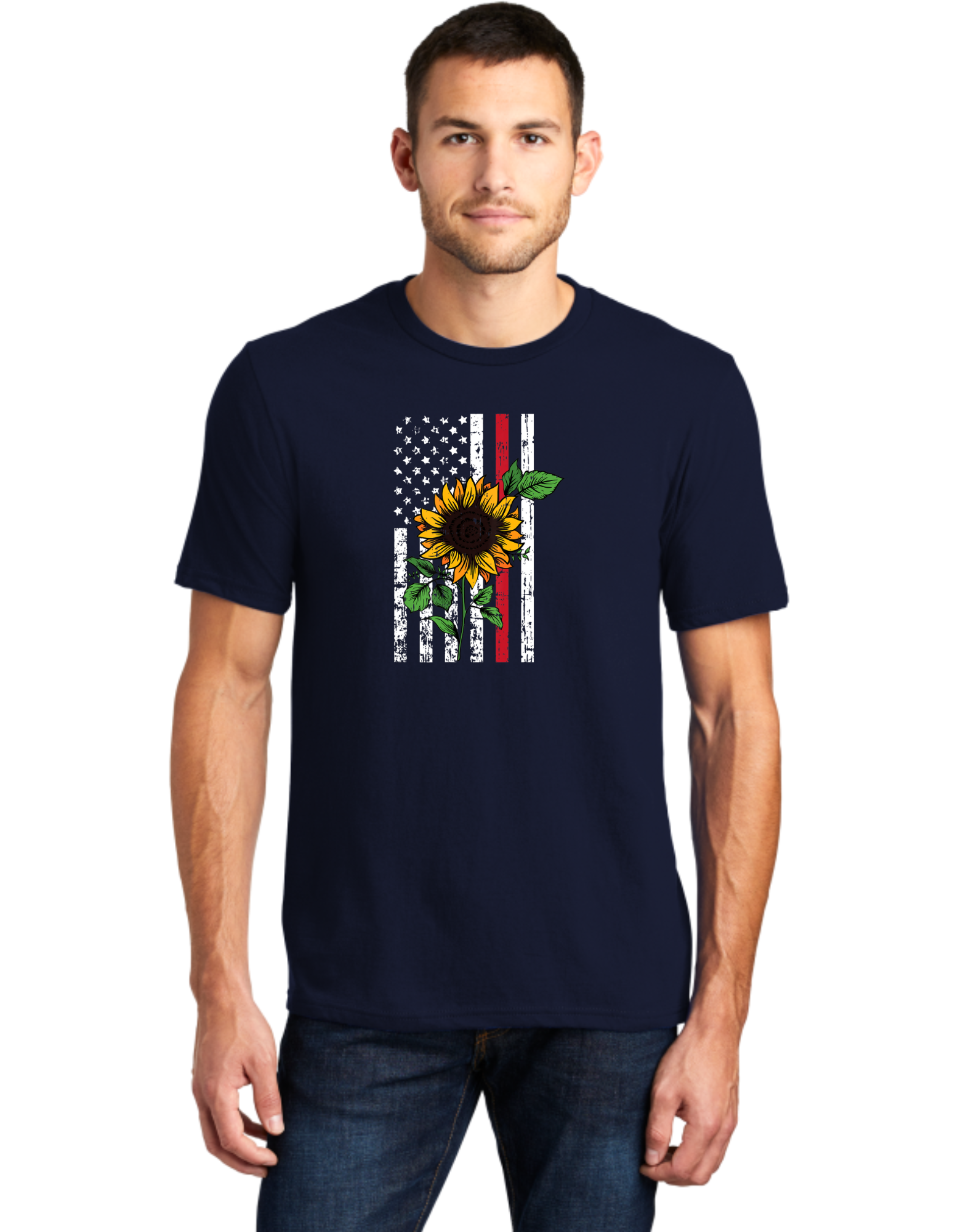 Sunflower Red Line Flag