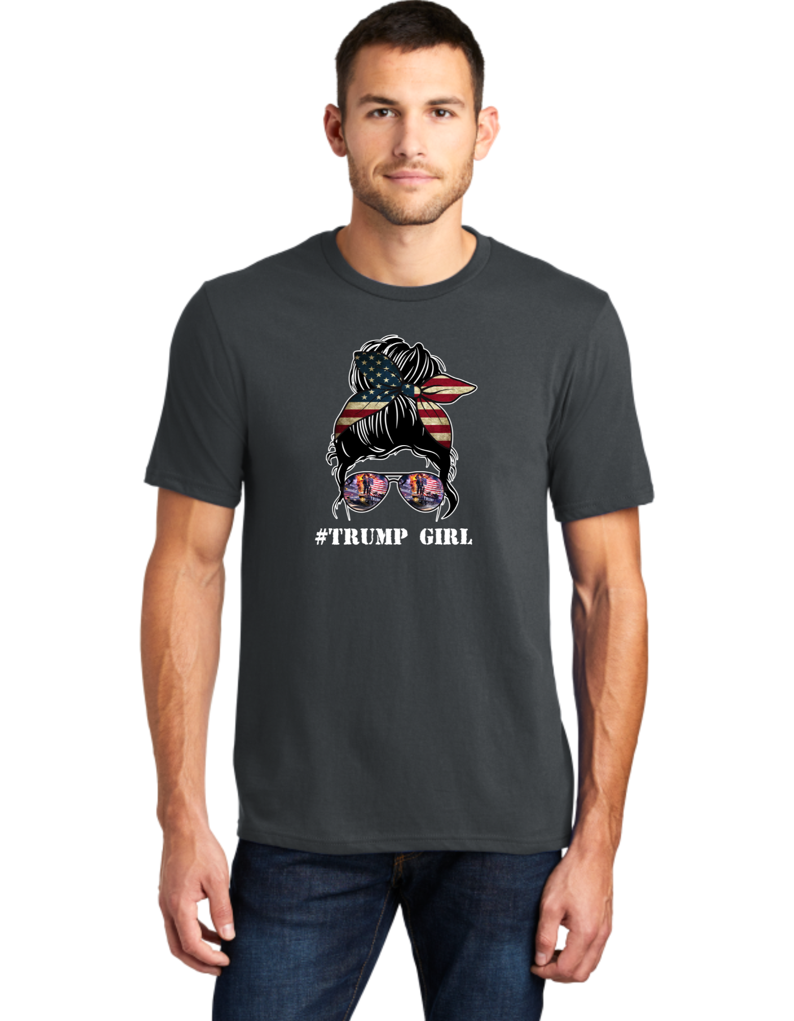 Trump Girl Messy Bun