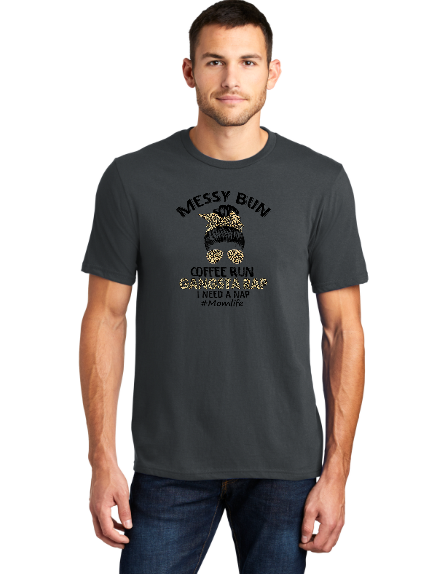 Messy Bun Gangsta Rap Mom Life