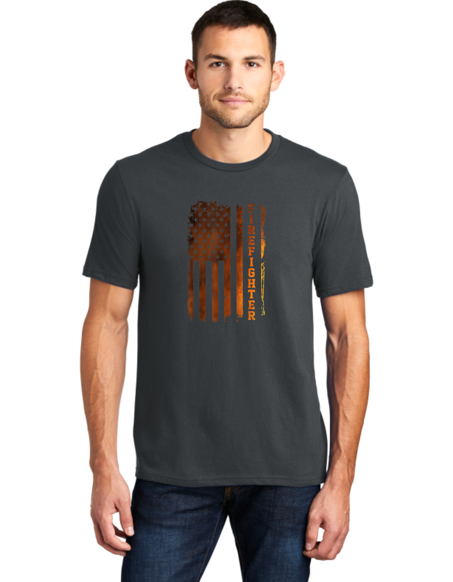 Firefighter Flame Flag