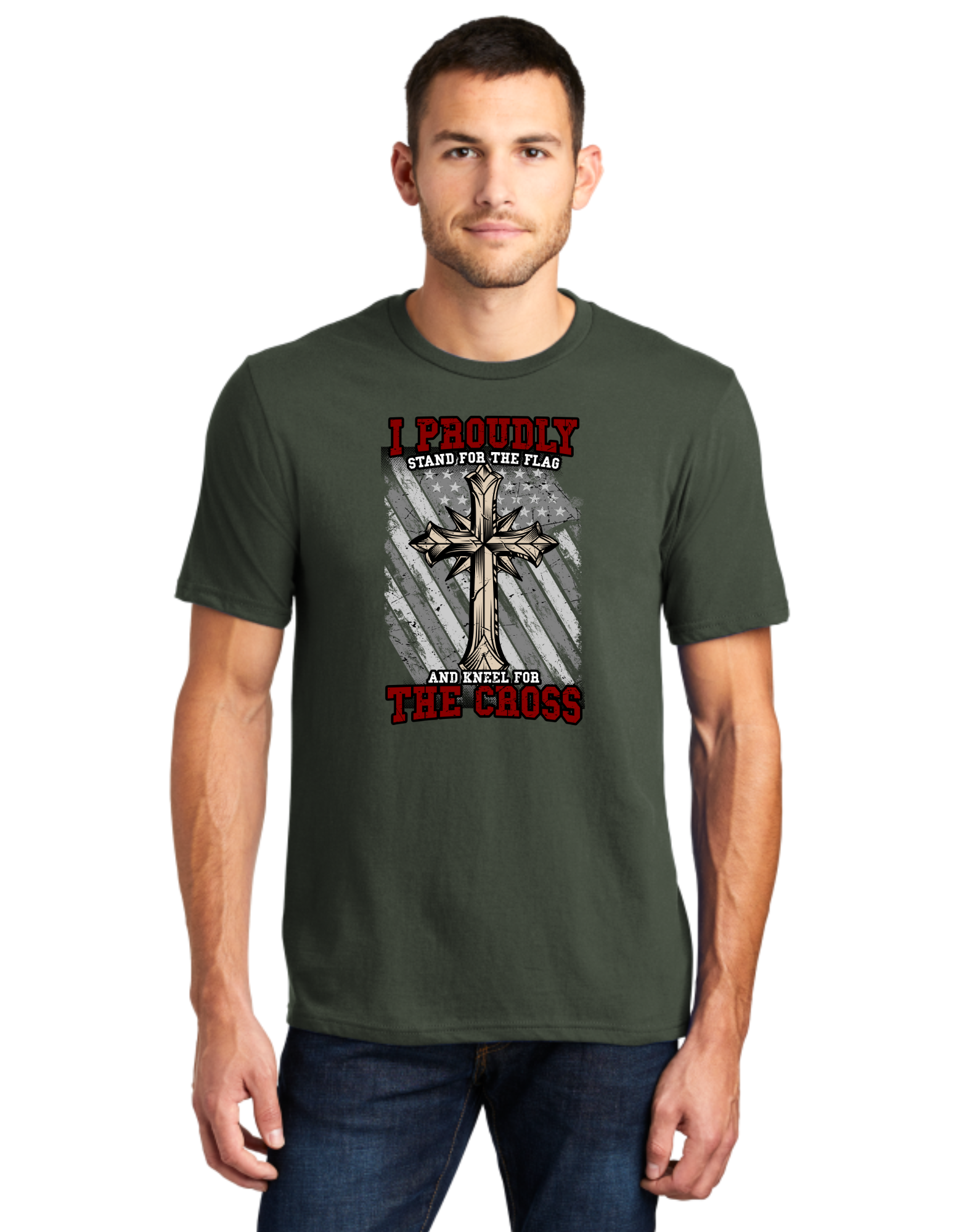 I Proudly Stand For The Flag And Kneel At The Cross