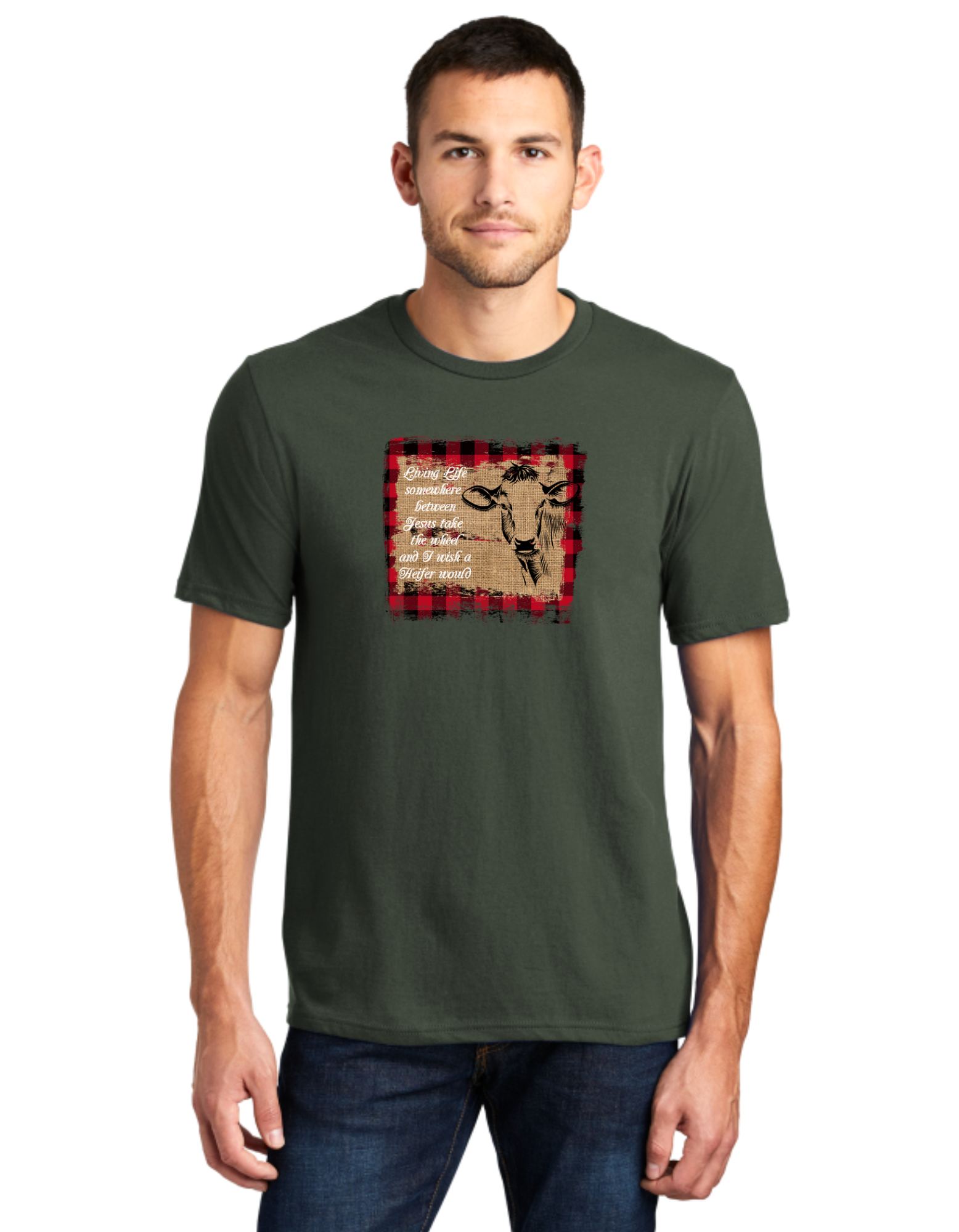 Living Somewhere Between Jesus Take The Wheel and I Wish A Heifer Would