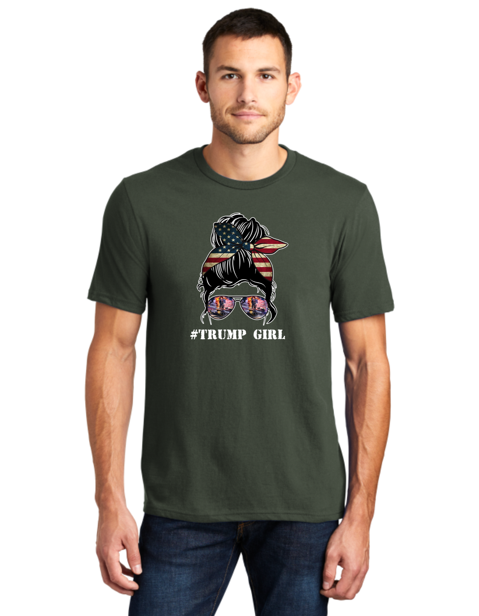 Trump Girl Messy Bun